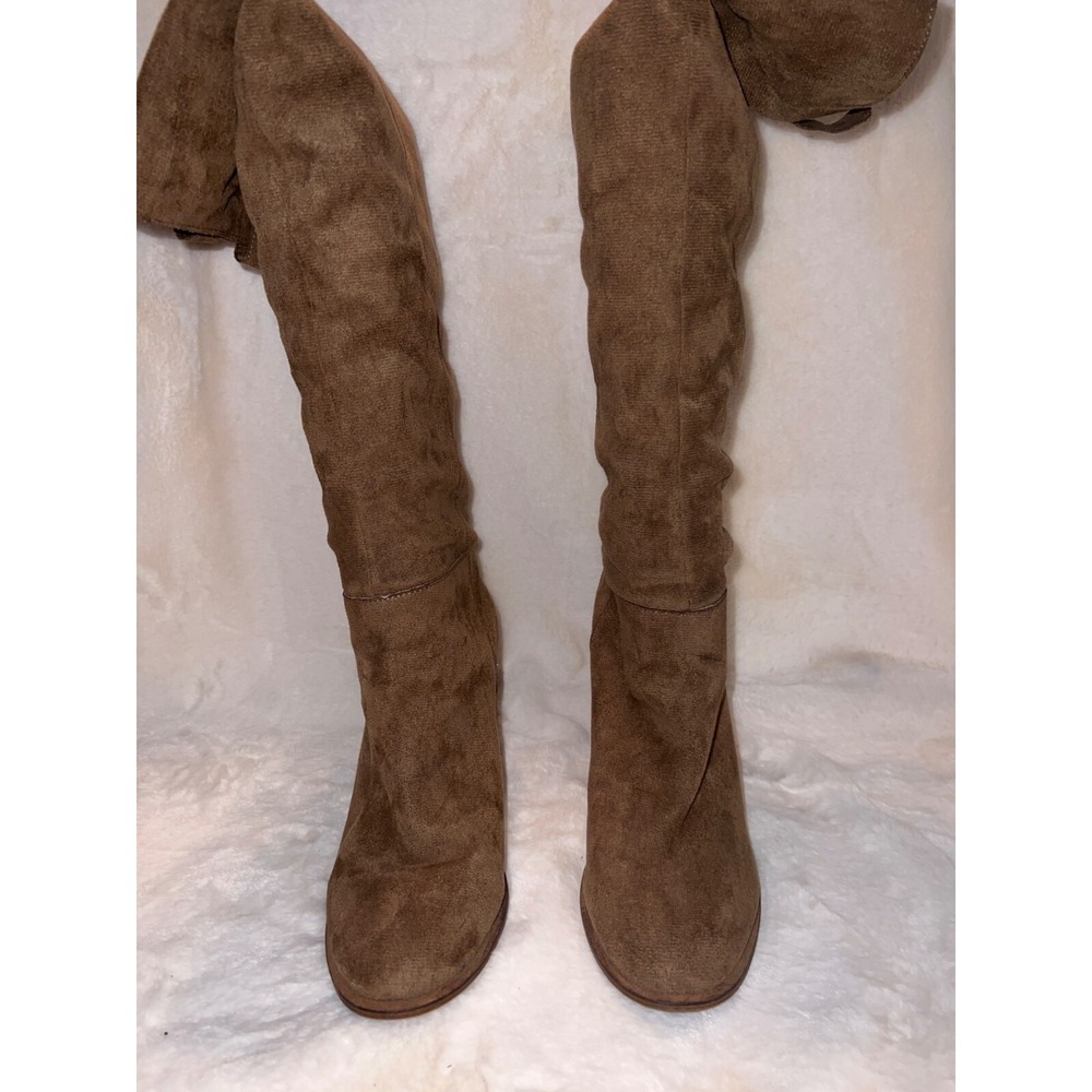 Mi.iM The Saint Slouch Knee-High Boots – Camel Suede, Size 10, Excellent conditi - Picture 7 of 12